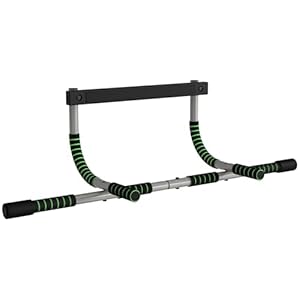 HOMCOM Doorway Pull up Bar, Door Frame Chin up Bar Push up Bar for Home Gym Upper Body Workout, No Drilling or Screws