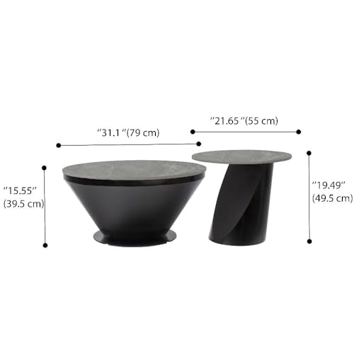 Image of Wakefit Center Table | 1 Yr Warranty | Coffee Table for Living Room Wooden, Tea Table for Living Room Wooden, Sofa Table, Free Installation from Brand, Modern Multi-Functional & Wobble-Free(Esprsso)