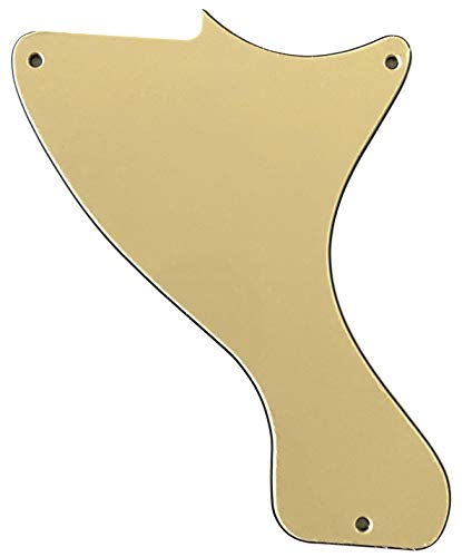 Electric Guitar Pickguard for JR LP Les Paul Junior Style (3 Ply Vintage Yellow)