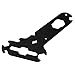 Dirty Rigger DTY-MULTITOOL Black Multitool With 14-In-1 Separate Rigger Tools Including Wing Nut Spanner