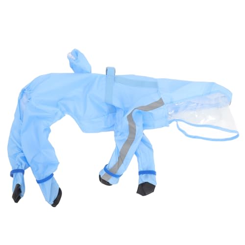 HOLIDYOYO Small Dog Rain Poncho Dog Rain Coats Waterproof Lightweight Compact Size