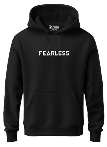 Image of XENOVAURBAN Hoodie for Men /Women | Unisex fit Cotton Fleece Hooded Sweatshirt - FEARL1
