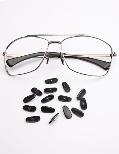 Image of Clear Soft Silicone Replacement Nose Pads for Ray-Ban Aviator RB3025 /RB3026 /RB3030 /RB3211 /RB3362 /RB3445 /RB4175