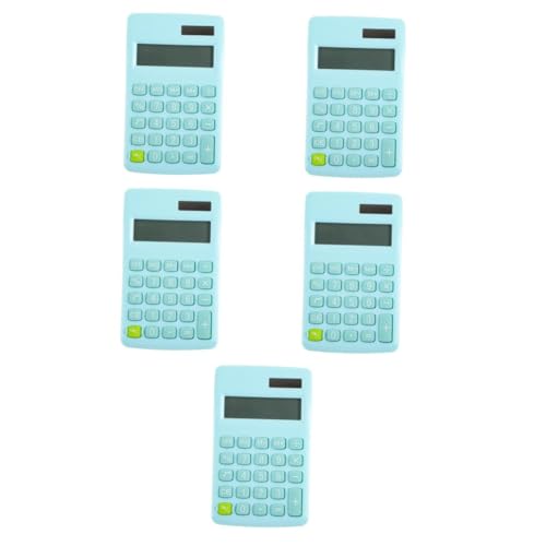 Calculadora portátil con pantalla LCD nítida para cálculos rápidos en colegios pack de 5