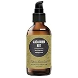 Edens Garden Macadamia Carrier Oil- 100% Pure Premium Cold Pressed & Hexane Free, Natural Moisturizer For Face, Skin, Body, Hair & Nails- Great For Diluting Essential Oils & DIY Soaps 118 ml (4 fl oz)