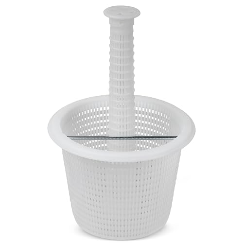 FSQLB SP1070 Pool Skimmer Basket for Hayward Inground Pool, with Tower and Handle