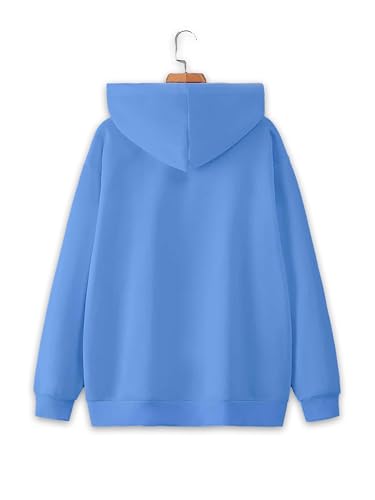Image of Mack Jonney Solid Hooded Cotton Fleece Sweatshirt for WOMEN-VMACK639218