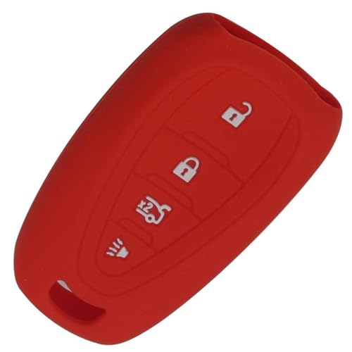 Étui clés télécommande Chevrolet en silicone noir pour modèles Tracker et Cruze
