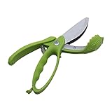 【Tragbar】 Die Salatschere ist kompakt und leicht, bequem zu tragen und zu lagern.
