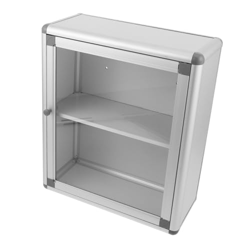 TOPBATHY Dei Medicinali Montabile Parete Con Trasparente Organizzatore Per Forniture Mediche Emergenza Contenitore Per Farmaci Da Parete Per Case Uffici e Aree Ad Traffico