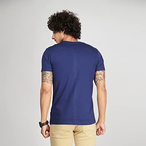 Image of BeeBasic Cotton Regular Fit Tshirts for Men Combo Pack of 2 - Round Neck Half Sleeves Tshirts