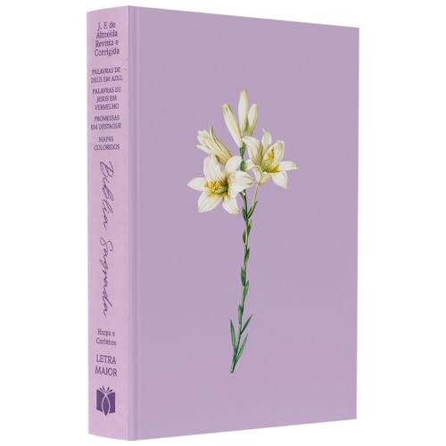 Bíblia Sagrada Lírios | ARC | Letra Maior | Harpa e Corinhos | Ca...