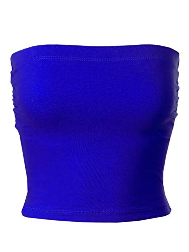 MixMatchy Women's Solid Casual Summer Ruched Side...