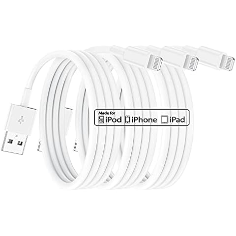 3 Pack Apple MFi Certified iPhone Charger 3M, Extra Long Lightning Cable 3 meter Fast Charging Cord for Apple iPhone13/12/12mini/iPhone 11/11 Pro/11 Pro Max/X/XS/XR/XS Max /8/8 Plus iPad Airpods Cover