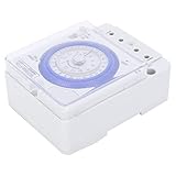 Yinhing TB 388 Programmable 24 Hour Timer Switch Quartz Controlled Stepper Motor AC Energy Saving Home Control DIN Rail Module