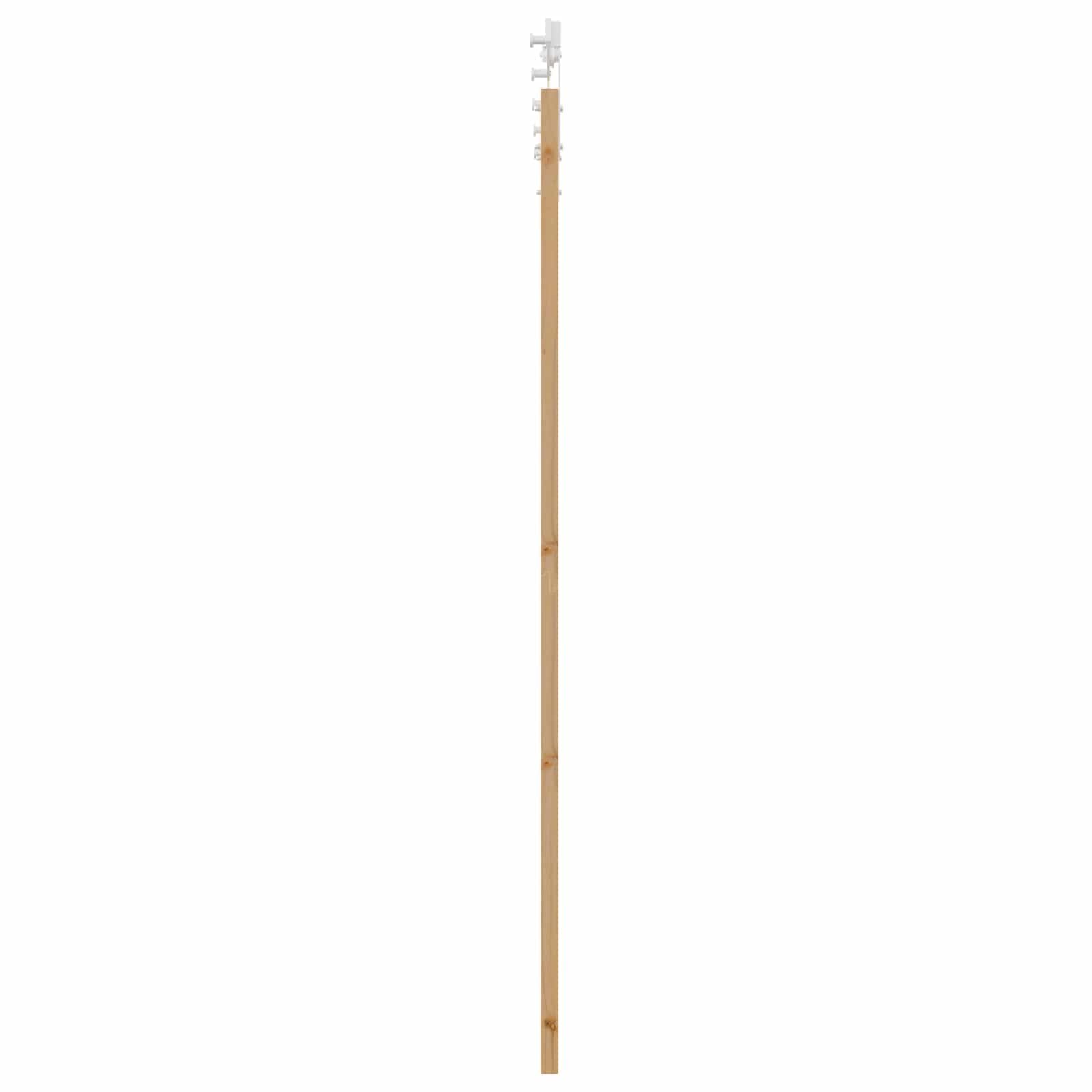 Porta scorrevole 86 x 211 cm, in legno di pino massiccio, set