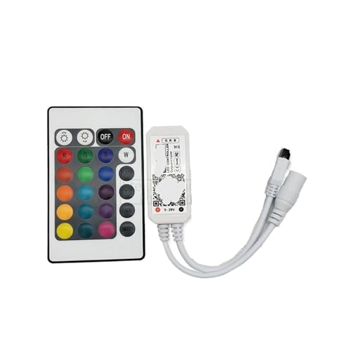 Controlador RGB 5-24V con control remoto para solucionar la falta de luz ambiental