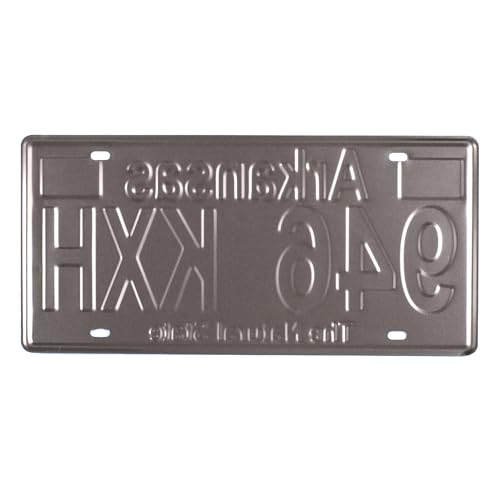 Image of Eazywagon inchArkansas - 946 KXH inch Vintage Retro Metal Signs - License Wall Plate, Car Tag - Ideal for Cafe, Restaurant, Shop, Home, Hotel, Club, Office, Living Area - Design Plaque