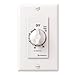 Intermatic FD60MHW 60-Minute Spring-Loaded Wall Timer, White
