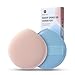 EIGSHOW Puff Cipria Grande Powder Puff Spugnette Trucco Make up Per il Trucco Liquido, in Crema e in Polvere Colore blu e pelle 2 pezzi (M121) immagine