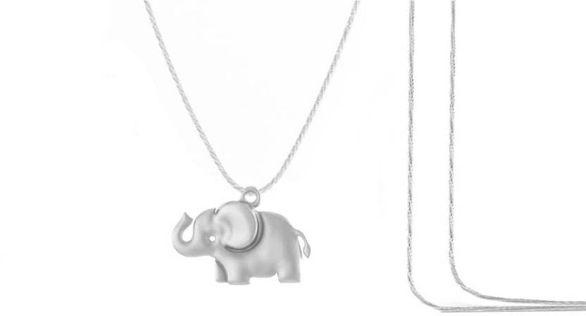 Pendentif éléphant argent sterling 925 Mtrolls, cadeau symbolique unique
