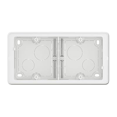 Legrand Boîtier saillie 2 postes, Céliane, blanc, hauteur 27-40mm, IP2X