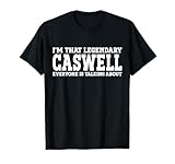 Caswell Surname Funny Team Family Last Name Caswell T-Shirt