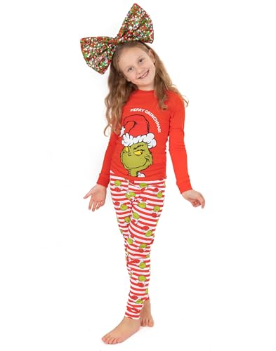The Grinch Matching Family Christmas Pyjamas Adults Kids Pjs | Gift For Men Women Girls And Boys | Xmas Movie Merchandise