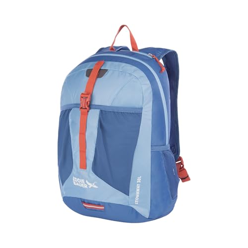 Image of Eddie Bauer Stowaway Packable Backpack | Travel | Outdoor | Lightweight | Foldable | Durable | Ripstop Polyester | 30L - Coast Blue