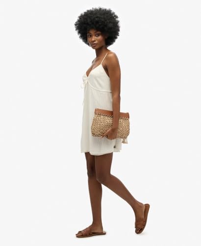 Robe courte caraco tissée texturée femme Superdry - vue 6