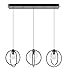 AFX Jamie Three Mini-Pendant - Medium Base 120V - Black