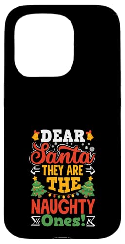 Dear Santa They Are The Naughty Ones �ʔ����N���X�}�X �X�}�z�P�[�X iPhone 15 Pro �p
