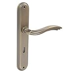 DOMINO Türgriff MALTA M3/MATT BB-Buntbart 72 Drückergarnitur für Zimmertüren Langschild-Garnitur Türdrücker-Set Türbeschläge