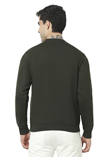 Image of HiFlyers Men's Cotton Blend Casual Crew Neck Sweatshirt