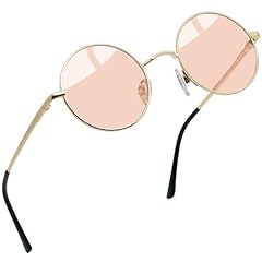 Golden Frame Light Pink Lens