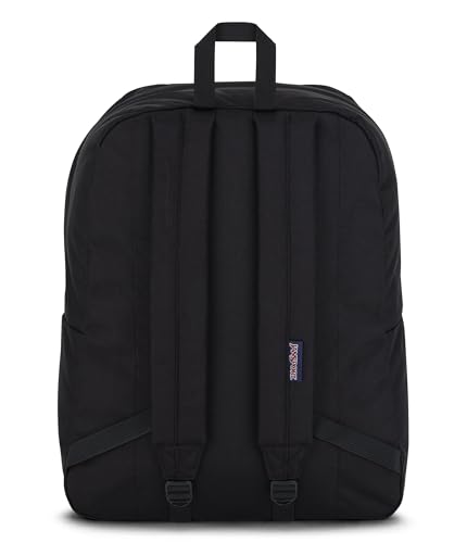 jansport superbreak one backpacks - durable lightweight bookbag with 1 main compartment front utility pocket with built-in organizer - premium backpack black