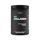 Livingood Daily Vanilla Collagen Powder for Women & Men, Hydrolyzed Collagen Peptides Powder with Vitamin C, Protein with 20 Amino Acids, Type I & III, Grass Fed, Keto, Paleo, Gluten Free, 30 Srvgs