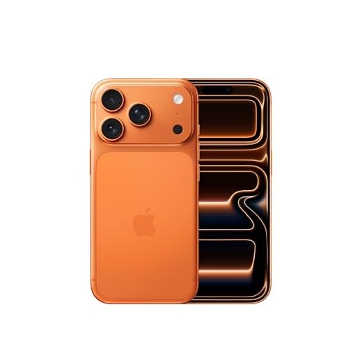 Apple iPhone 17 Pro 512 GB: display 6,3", ProMotion fino a 120Hz, chip A19 Pro, autonomia senza precedenti, sistema di fotocamere Pro Fusion con fotocamera frontale Center Stage; Arancione cosmico