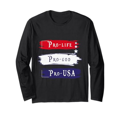 Pro Life Pro God Pro USA Patriotic Spirit �O���t�B�b�N ����T�V���c