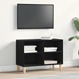 INLIFE TV-Schränk Schwarz 69,5 x 30 x 50 cm Holzwerkstoff,Möbel,TV-Möbel,Schwarz,11.7 KG,862583