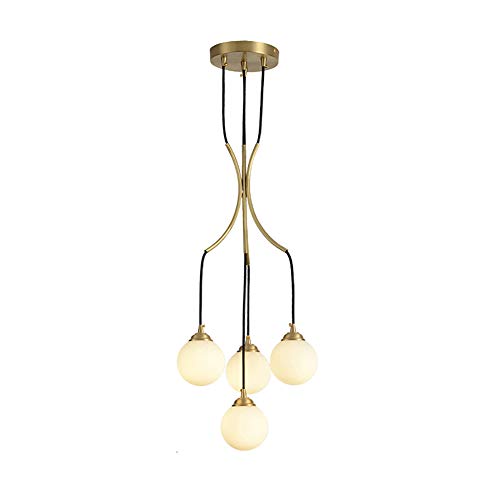 Lampe post-moléculaire G9 cuivre complet luminaire de salon et chambre YRYRYW style américain