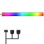 GERUI – GERUI 1 Stück PC 30cm LED Strip GIM ARGB Streifen 5V 3Pin 4P