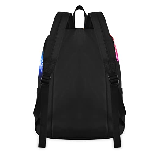 Mochila dourada com dragão de fogo, mochila escolar leve para adultos, adolescentes, estudantes, men