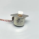 AGOUNOD Schrittmotor 5pcs Micro 15mm Stepper Elektromotor 2-Phasen 4-Draht 18 Grad mit 0. 5m 10t Getriebetriebsmotor for kleine Hausgeräte