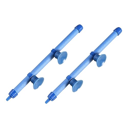 iplusmile 2個 水槽用バブルストリップ フィッシュボウル 水族館エアストーン 水耕バブルディフューザー 水槽の気泡抜きツール 戦車 水族館のエアチューブ 水槽の付属品 プラスチック Blue