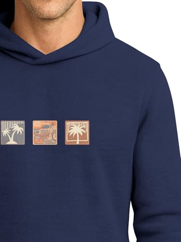 Image of BULLMER Trendy Cotton Blend Sweatshirt for Men | Stylish Full Sleeve Mens Sweatshirts & Hoodies for Winter Wear