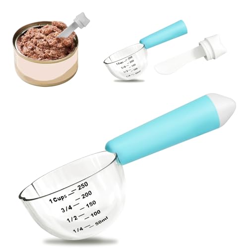Cucharón para comida de mascotas color transparente miniatura 1