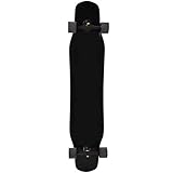 【TABLERO DE DISEÑO CÓNCAVO】 Este tablero de calle adopta un tablero de diseño cóncavo que reduce las restricciones de flujo de aire y mantiene el patinaje estable y rápido.Diseño de amortiguación de alto rebote.