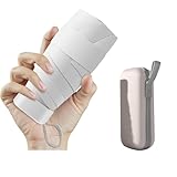 Zidoley Mini paraguas plegable para cartera, protección solar UPF 50 + y protección contra la lluvia, paraguas compacto a prueba de viento Mini con funda, construcción, adecuado para bolso de viaje