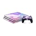 PS4 Pro Skin para Console y Controller de 46 North Design, 3M Technology, Unicornio Magia Polvo Rosa Azul Nube Fantasía Lindo, Alta Calidad, Duraderas, Fabricadas en Canadá